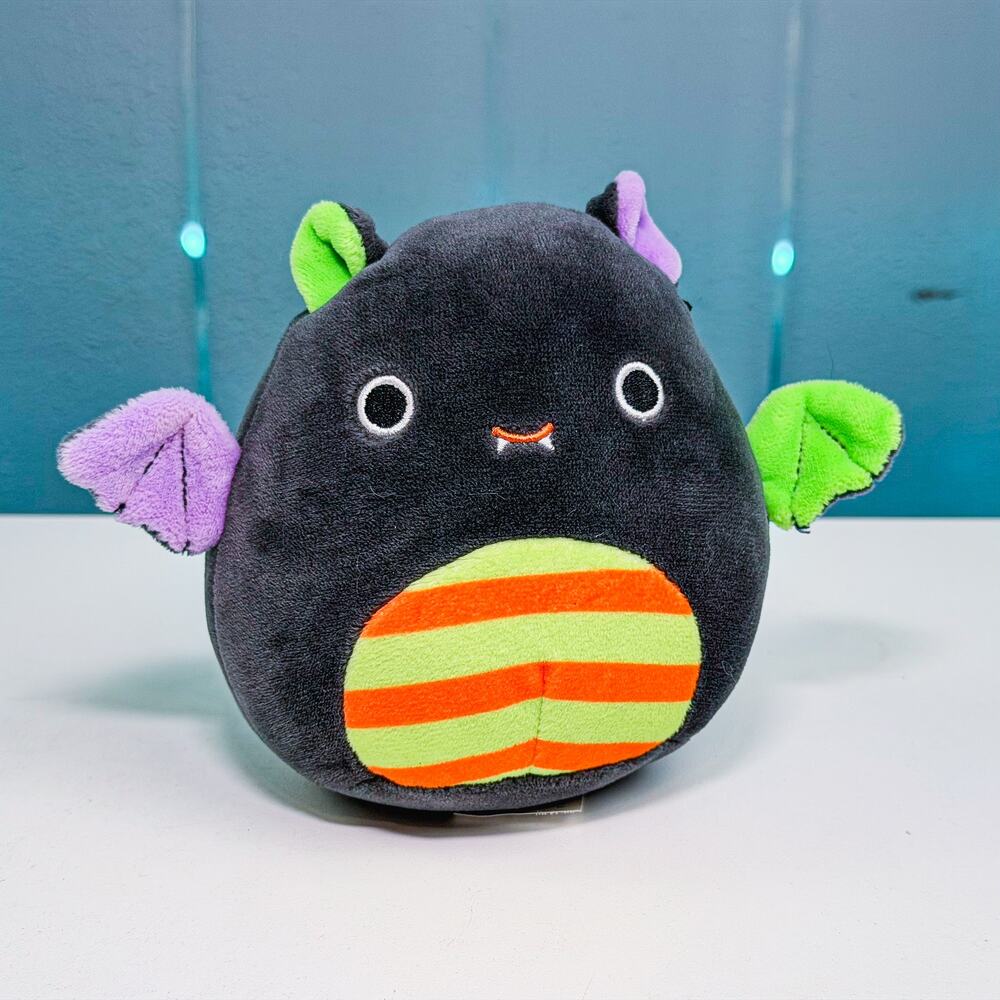 Squishmallows Fariq the Bat 5" Black Halloween Plush